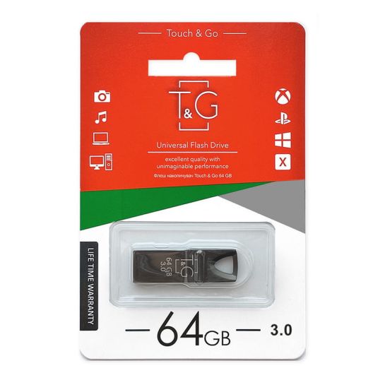 Купить USB FLASH DRIVE 3.0 T&G 64GB METAL 117