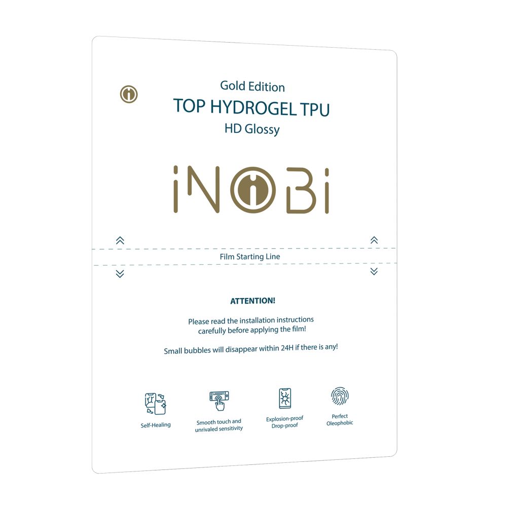 Купить ГИДРОГЕЛЬ ПЛЁНКА ДЛЯ НОУТБУКА INOBI GOLD NG-001 / 50 ШТУК (ГЛЯНЦЕВАЯ)