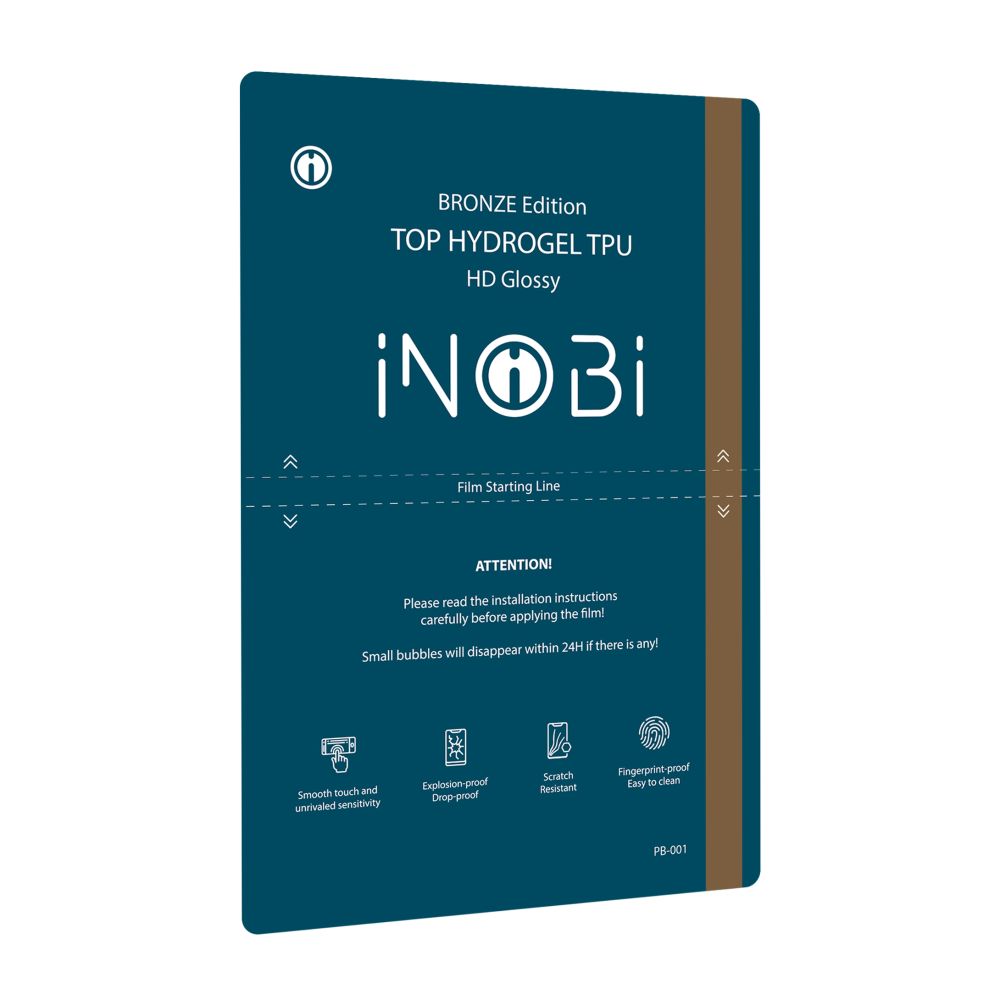 Купить ГИДРОГЕЛЬ ПЛЁНКА INOBI BRONZE PB-001 / 25 ШТУК (ГЛЯНЦЕВАЯ)_1