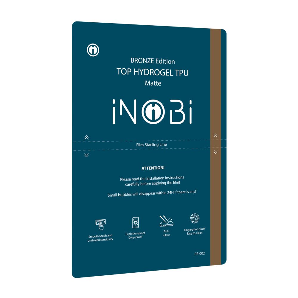 Купить ПОШТУЧНО ГИДРОГЕЛЬ ПЛЁНКА INOBI BRONZE PB-002 / (МАТОВАЯ)