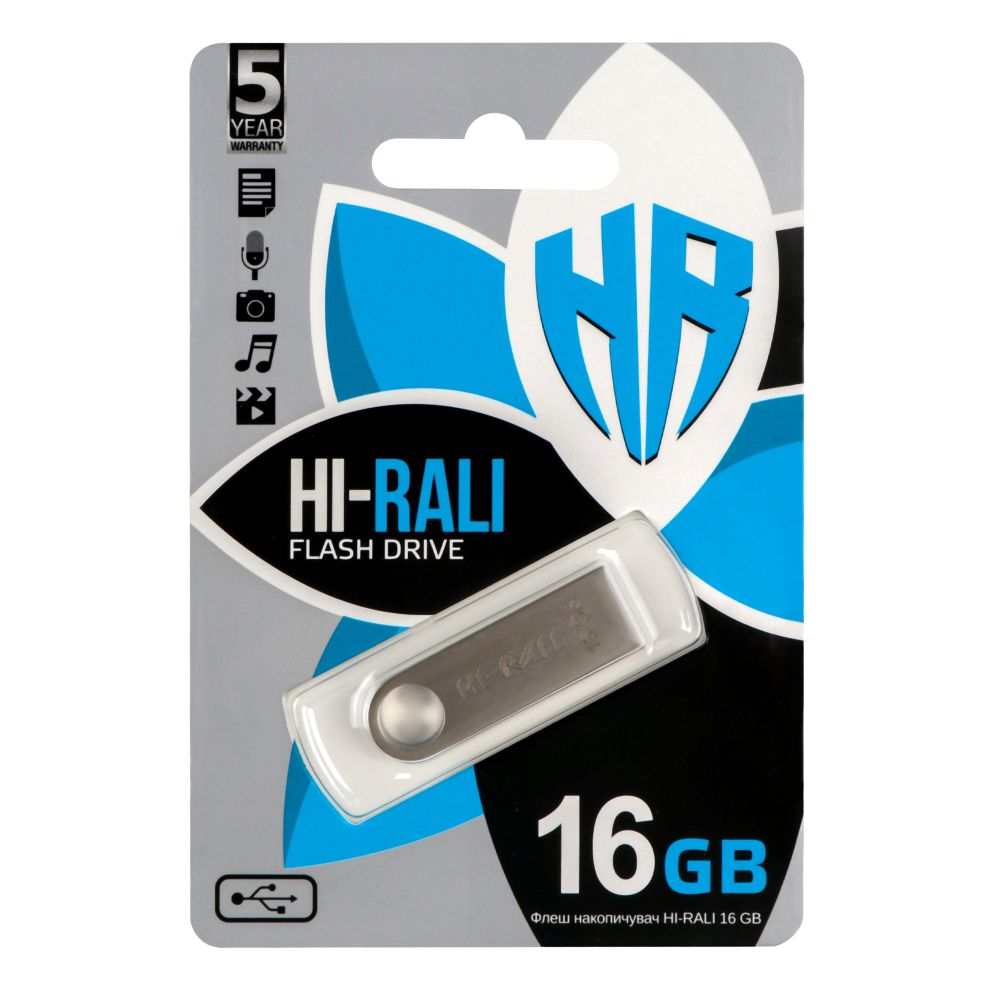 Купить USB FLASH DRIVE HI-RALI SHUTTLE 16GB_1