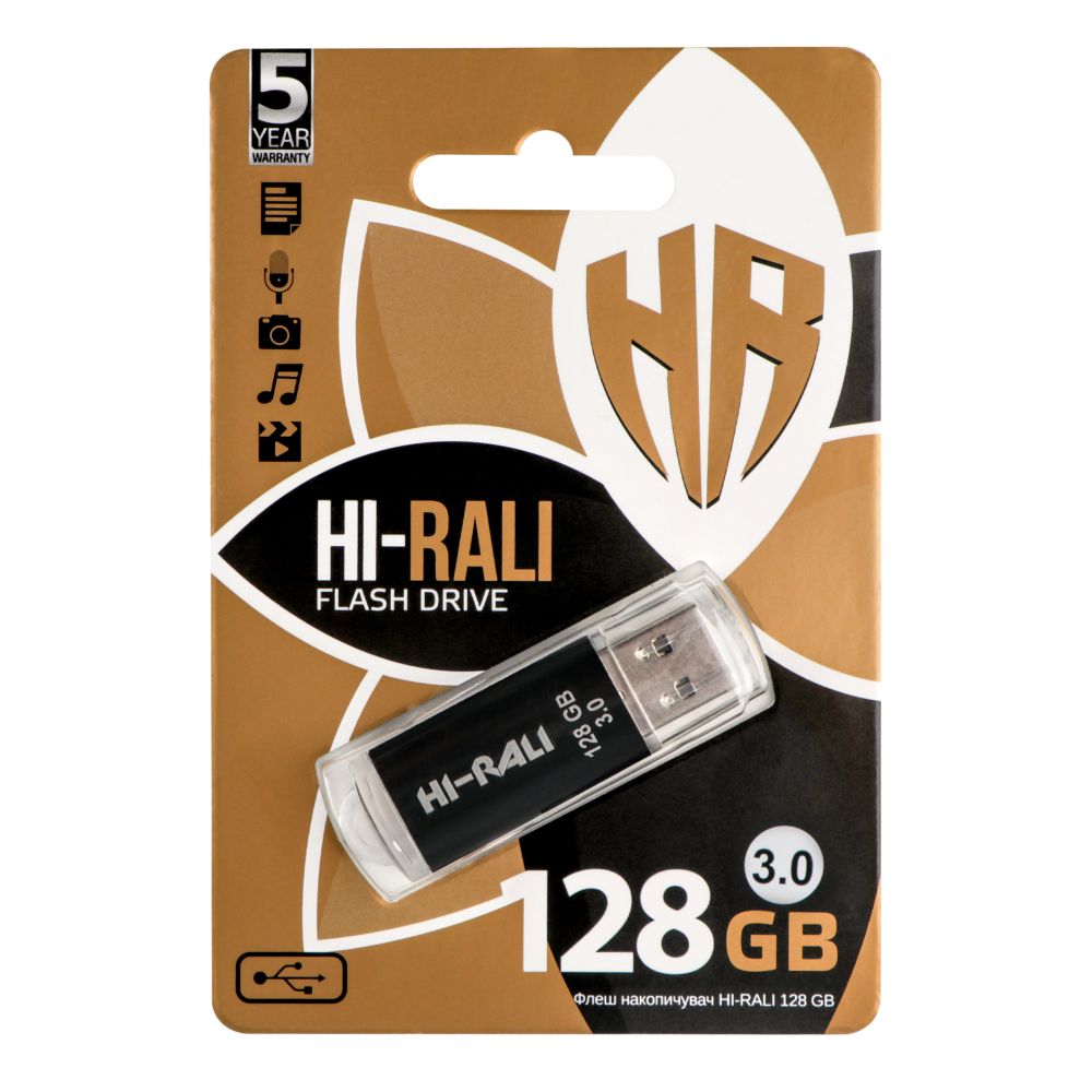 Купить USB FLASH DRIVE 3.0 HI-RALI ROCKET 128GB