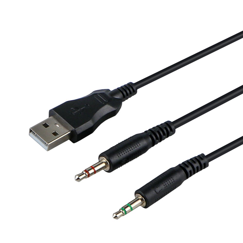 Купить ИГРОВЫЕ НАУШНИКИ XO-GE-07 STATIC RGB LONG MIC USB+DUAL 3.5MM_2