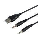 Купить ИГРОВЫЕ НАУШНИКИ XO-GE-07 STATIC RGB LONG MIC USB+DUAL 3.5MM_2