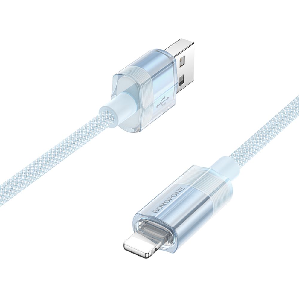 Купить USB BOROFONE BU44 SINCERO LIGHTNING 2.4A 1.2M_7