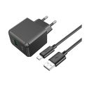 Купить СЕТЕВОЕ ЗАРЯДНОЕ УСТРОЙСТВО HOCO CS12A 1USB QC 18W+USB TO MICRO_2