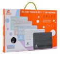 Купить КЛАВИАТУРА БЕСПРОВОДНАЯ JEQANG JB-380 BLUETOOTH CHARGING AND LIGHTING TOUCH KEYBOARD_1