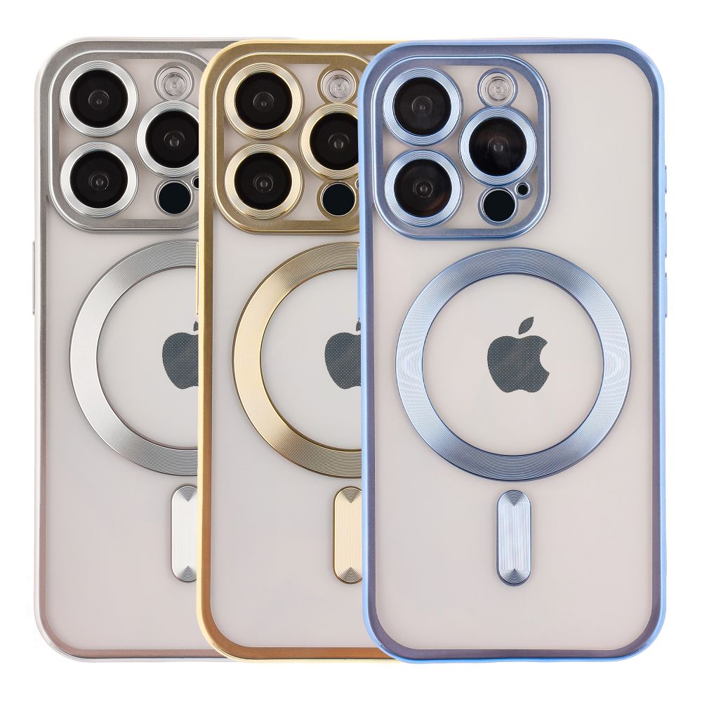 Купить ЧЕХОЛ TPU METALLIC CHROME FULL CAMERA WITH MAGSAFE ДЛЯ IPHONE 14 PRO