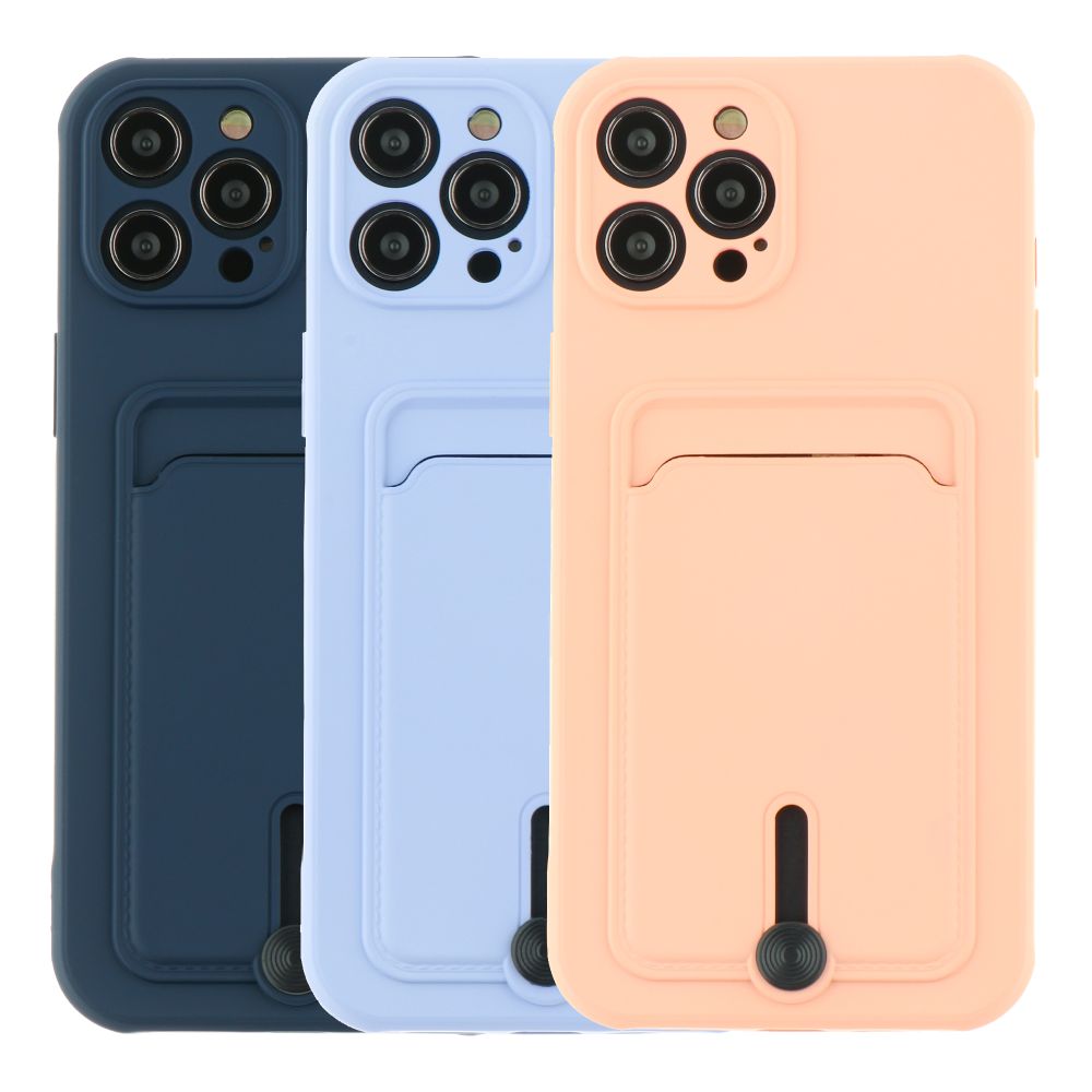 Чехол TPU Colorfull Pocket Card для iPhone 12 (42.Maroon)