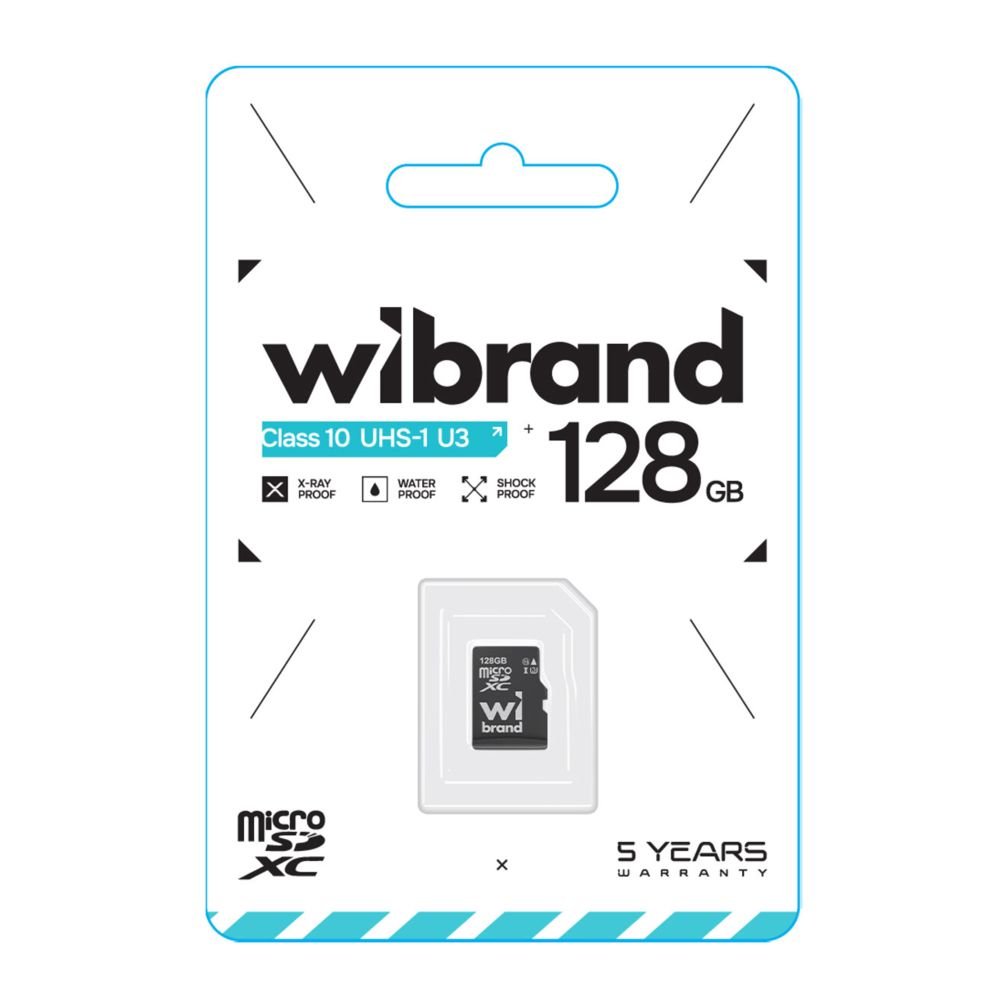 Купить КАРТА ПАМЯТИ WIBRAND MICROSDHC 128GB UHS-1 10 CLASS_1