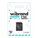 Купить КАРТА ПАМЯТИ WIBRAND MICROSDHC 128GB UHS-1 U3 10 CLASS & ADAPTER