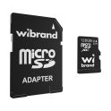 Купить КАРТА ПАМЯТИ WIBRAND MICROSDHC 128GB UHS-1 U3 10 CLASS & ADAPTER_1