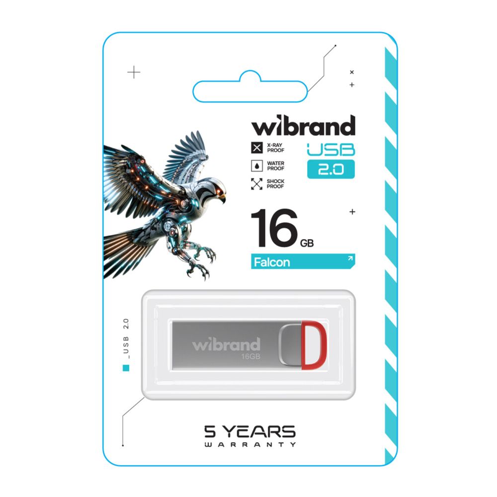 Купить USB FLASH DRIVE WIBRAND 16GB FALCON_1