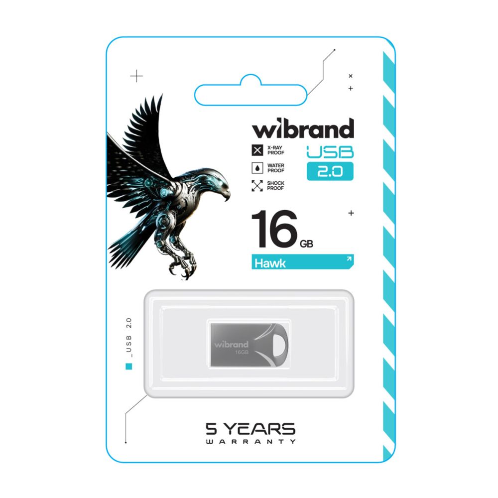 Купить USB FLASH DRIVE WIBRAND 16GB HAWK