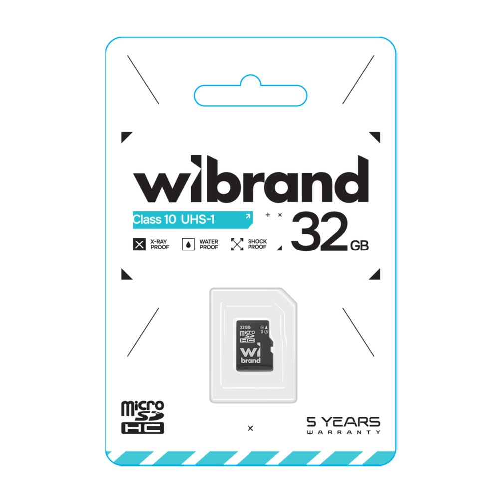 Купить КАРТА ПАМЯТИ WIBRAND MICROSDHC 32GB UHS-1 10 CLASS