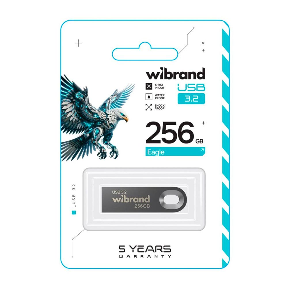 Купить USB FLASH DRIVE 3.2 WIBRAND 256GB EAGLE GEN1_1