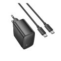 Купить СЕТЕВОЕ ЗАРЯДНОЕ УСТРОЙСТВО HOCO CS63A 1USB/1USB-C PD65W/QC GAN+TYPE-C TO TYPE-C_2