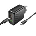 Купить СЕТЕВОЕ ЗАРЯДНОЕ УСТРОЙСТВО HOCO CS26A 2USB-C/1USB PD/QC 45W+TYPE-C TO TYPE-C_4