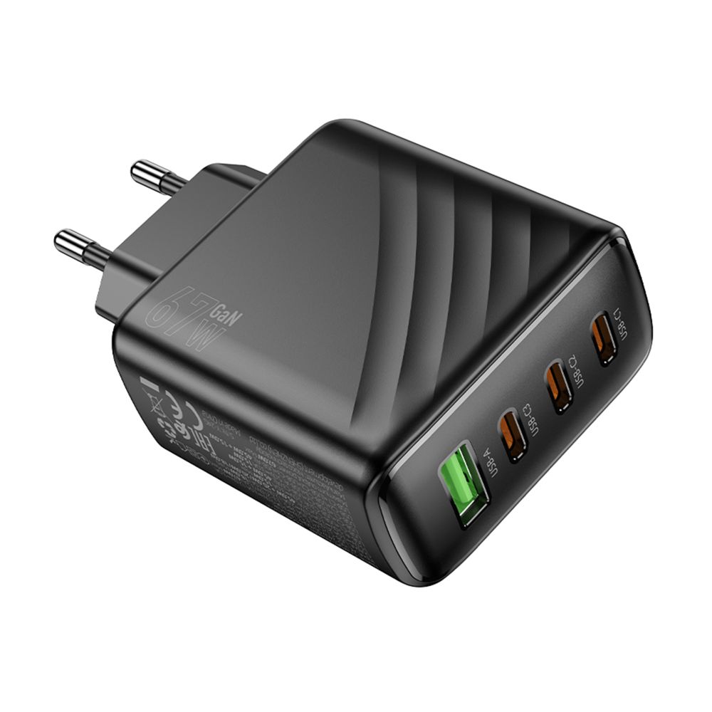 Купить СЕТЕВОЕ ЗАРЯДНОЕ УСТРОЙСТВО HOCO CS27A 3USB-C/1USB PD/QC 67W_4