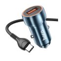 Купить АВТО ЗАРЯДНОЕ УСТРОЙСТВО HOCO Z46A PD20W+QC3.0 TYPE C_6