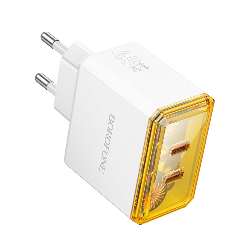 Купить СЕТЕВОЕ ЗАРЯДНОЕ УСТРОЙСТВО BOROFONE BAS33A 2USB-C PD/QC45W_2