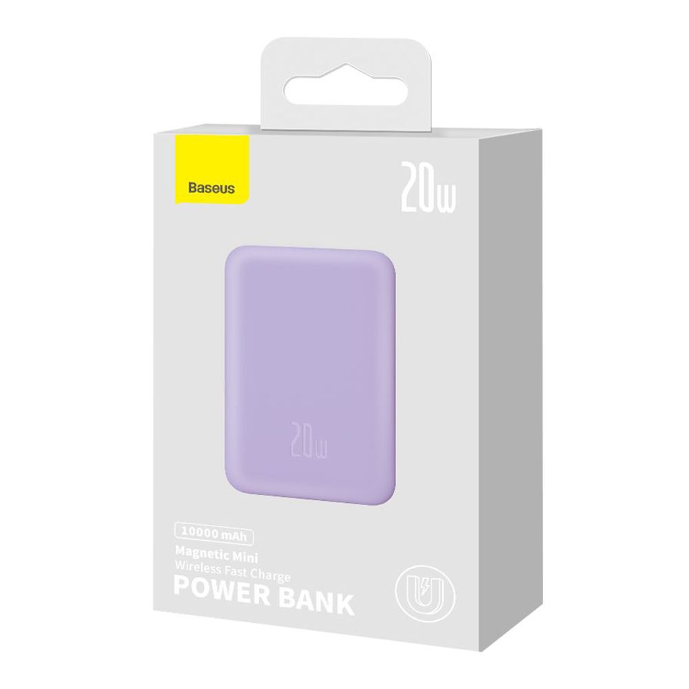 Купить POWER BANK BASEUS MAGNETIC MINI WIRELESS FAST CHARGING 20W 10000 MAH (PPCX110105)_1