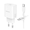 Купить СЕТЕВОЕ ЗАРЯДНОЕ УСТРОЙСТВО BOROFONE BA82A 1USB-C PD/QC 25W+TYPE-C TO TYPE-C_4