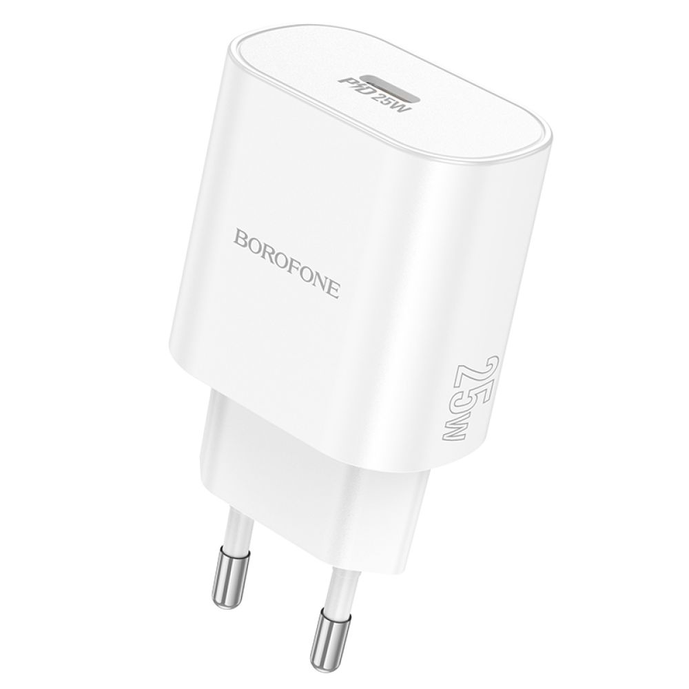 Купить СЕТЕВОЕ ЗАРЯДНОЕ УСТРОЙСТВО BOROFONE BA82A 1USB-C PD/QC 25W