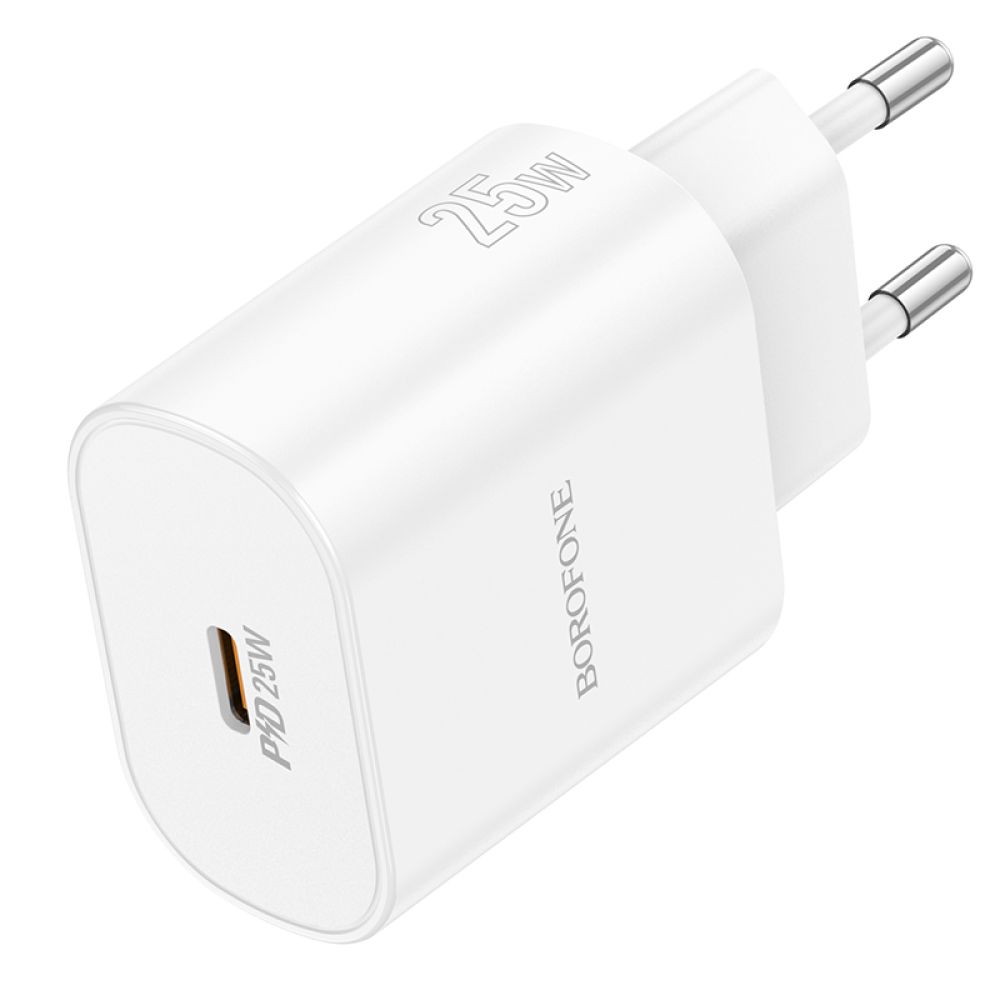 Купить СЕТЕВОЕ ЗАРЯДНОЕ УСТРОЙСТВО BOROFONE BA82A 1USB-C PD/QC 25W_2