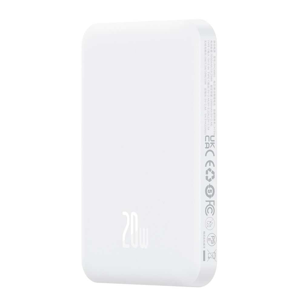 Купить POWER BANK BASEUS MAGNETIC MINI WIRELESS FAST CHARGE 20W 5000 MAH (P10022107XXX-XX)_3