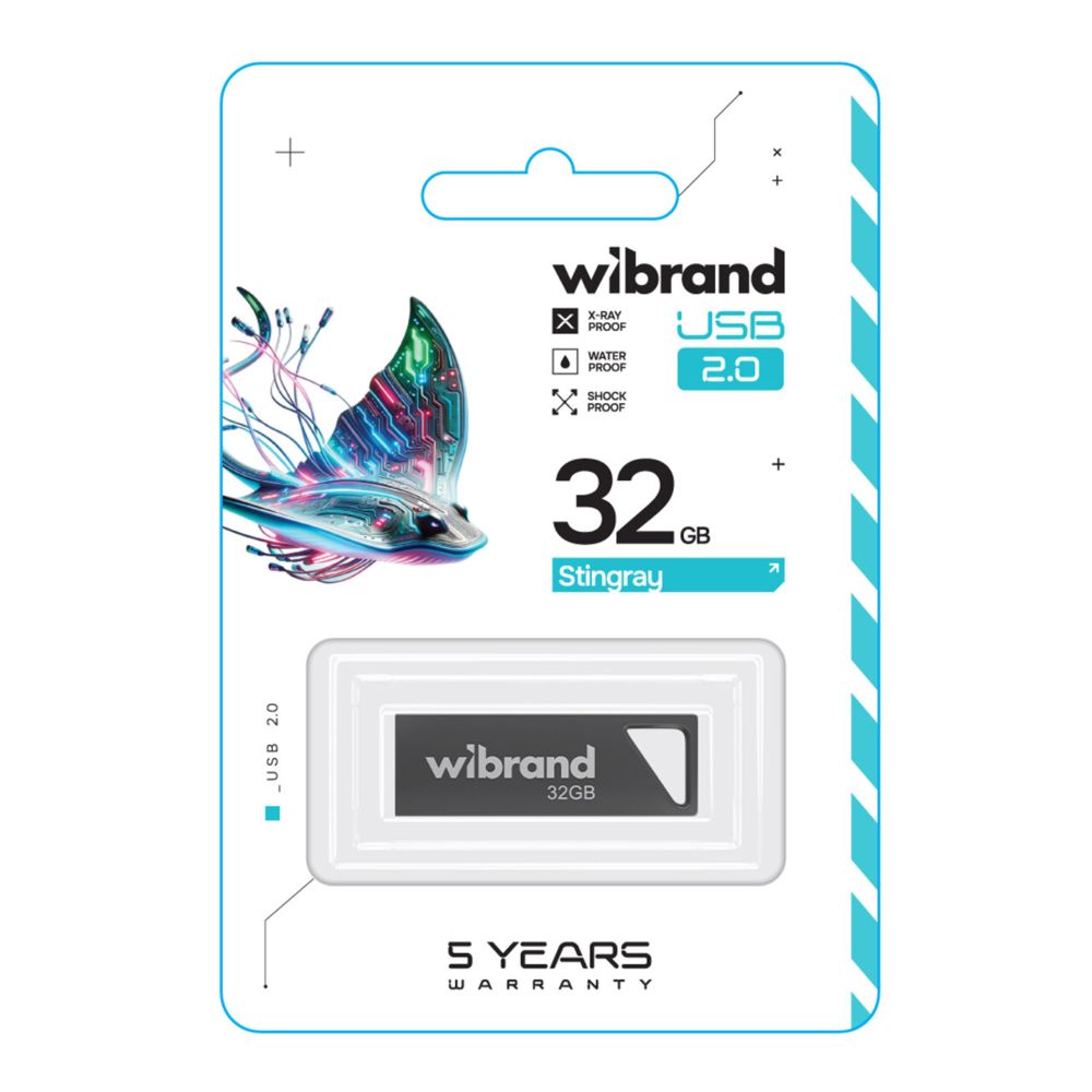 Купить USB FLASH DRIVE WIBRAND 32GB STINGRAY_1