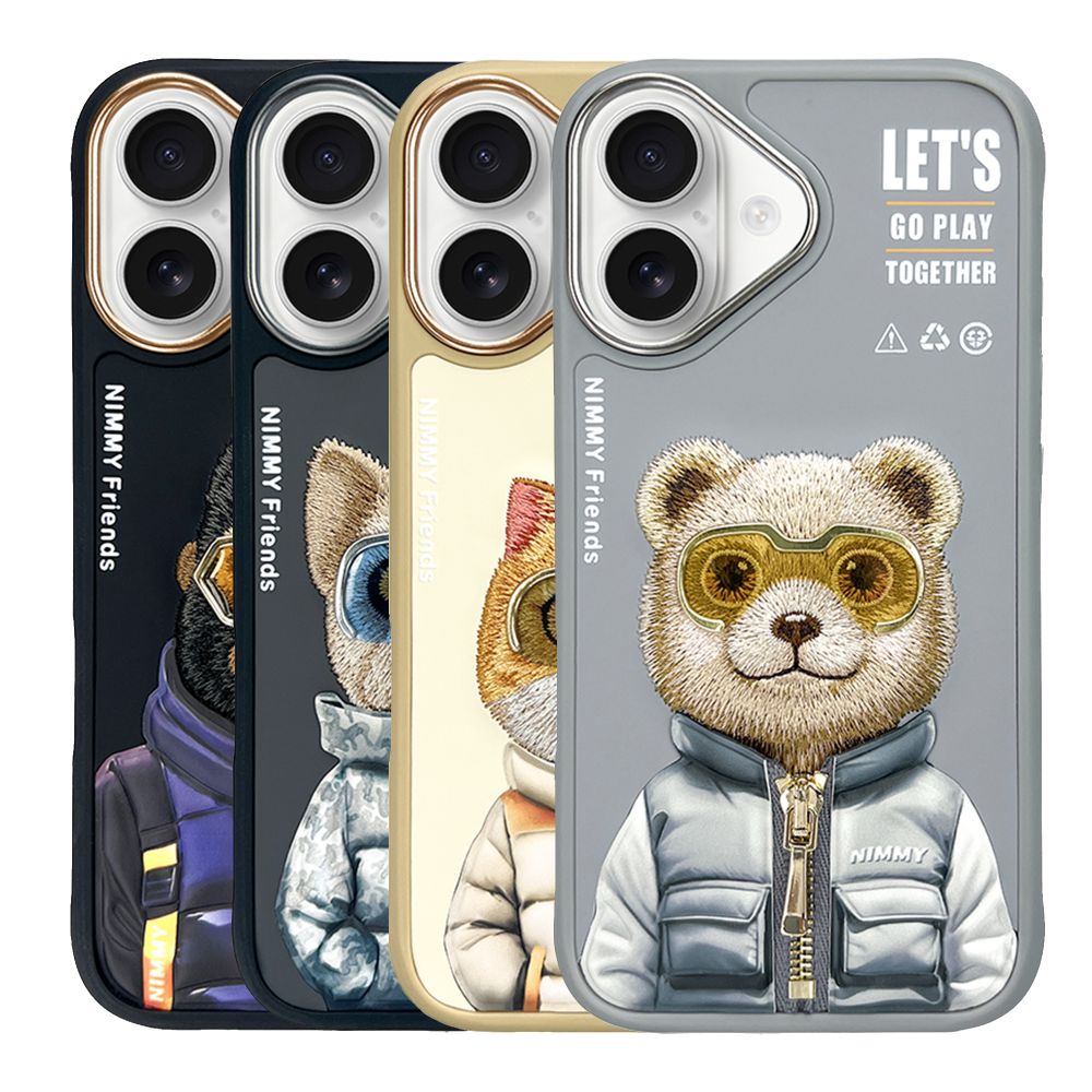 Купить ЧЕХОЛ TPU+PC NIMMY 3D WITH METAL BUTTONS ДЛЯ IPHONE 16