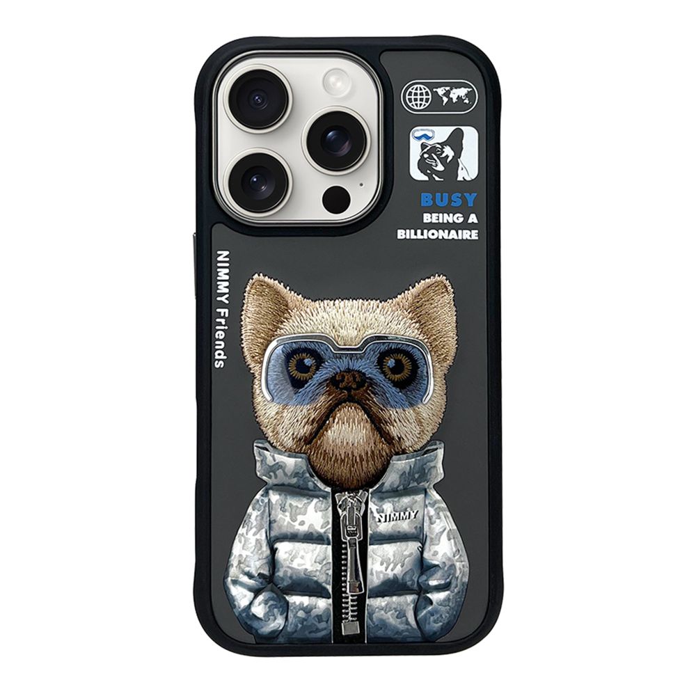 Купить ЧЕХОЛ TPU+PC NIMMY 3D WITH METAL BUTTONS ДЛЯ IPHONE 16 PRO MAX_4