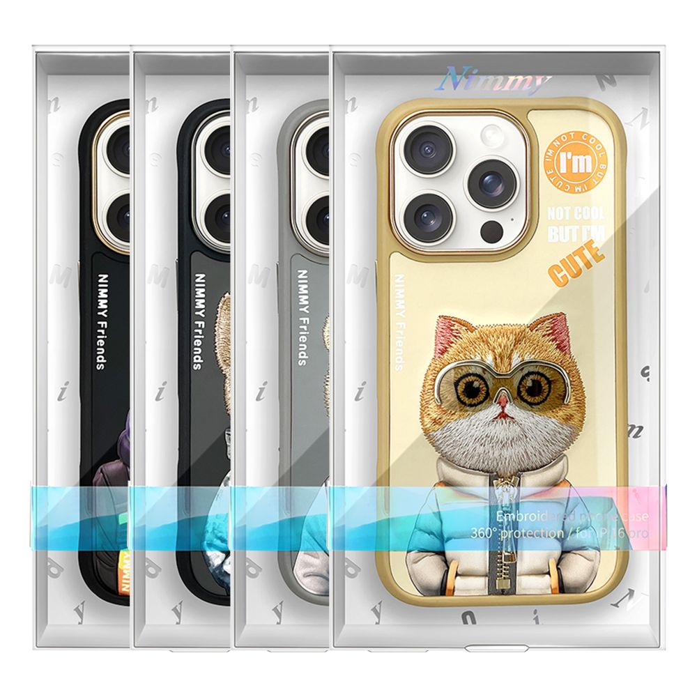 Купить ЧЕХОЛ TPU+PC NIMMY 3D WITH METAL BUTTONS ДЛЯ IPHONE 16 PRO MAX_1