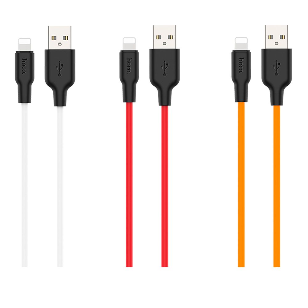 Купить USB HOCO X21 PLUS SILICONE LIGHTNING