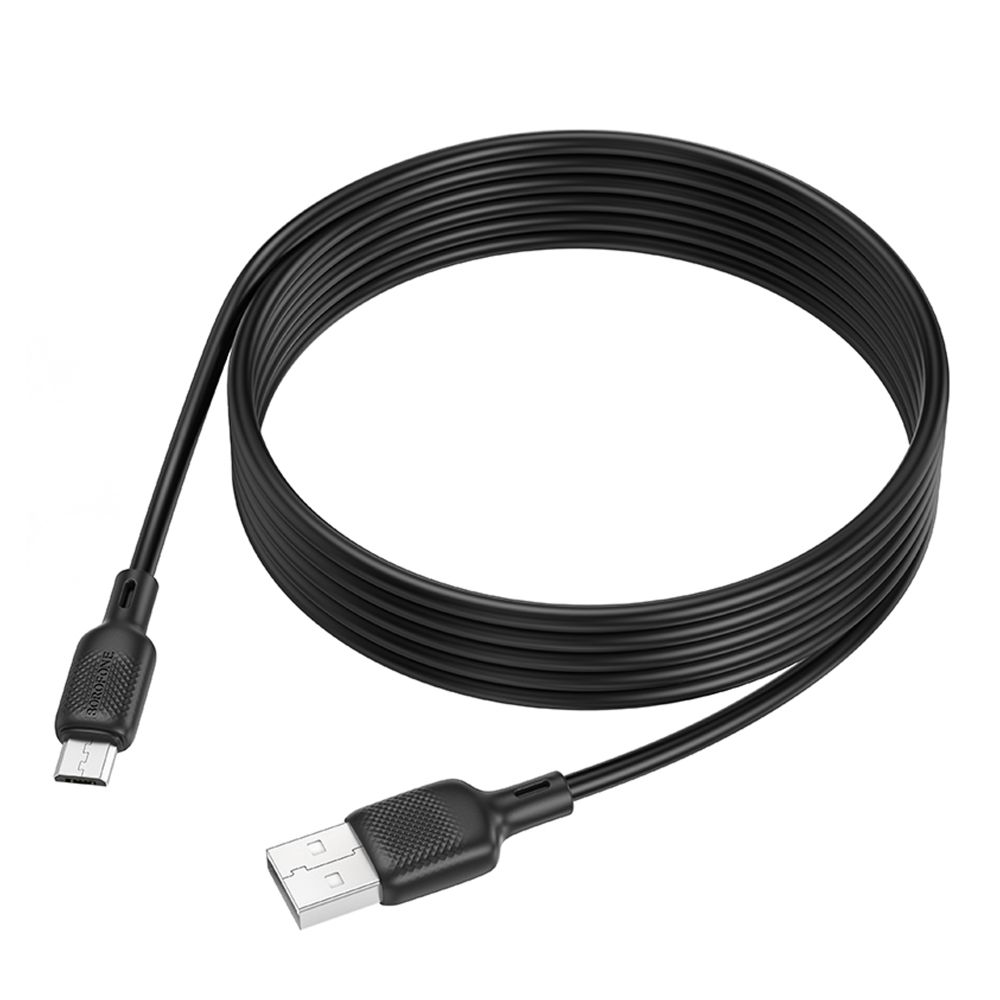 Купить USB BOROFONE BX113 SILICONE MICRO 2.4A 2M_5
