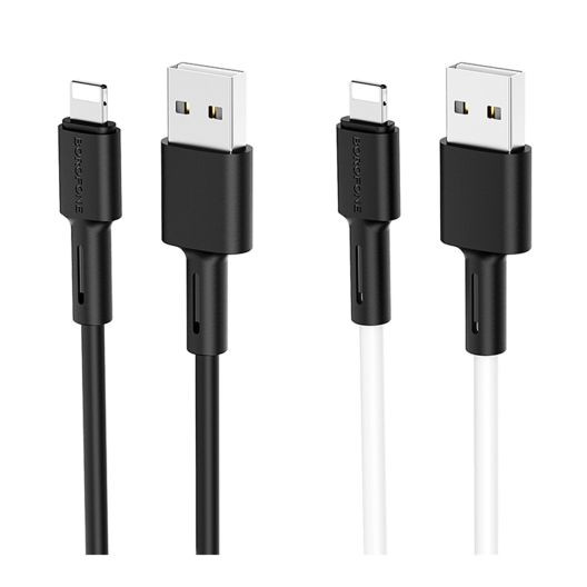 Купити КАБЕЛЬ USB BOROFONE BX31 SILICONE LIGHTNING