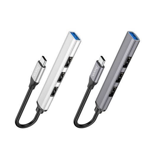 Купить USB HUB HOCO HB26 4 IN 1 ADAPTER(TYPE-C TO USB3.0+USB2.0*3)