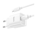 Купить СЕТЕВОЕ ЗАРЯДНОЕ УСТРОЙСТВО HOCO C146A 1USB-C PD/QC 20W+TYPE-C TO LIGHTNING_5