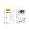 Купить СЕТЕВОЕ ЗАРЯДНОЕ УСТРОЙСТВО HOCO C146A 1USB-C PD/QC 20W+TYPE-C TO LIGHTNING_1