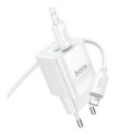 Купить СЕТЕВОЕ ЗАРЯДНОЕ УСТРОЙСТВО HOCO C147A 1USB-C/1USB PD/QC 20W+TYPE-C TO LIGHTNING_4