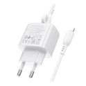 Купить СЕТЕВОЕ ЗАРЯДНОЕ УСТРОЙСТВО BOROFONE BAS44A 1USB-C/1USB PD/QC 20W+TYPE-C TO LIGHTNING_6
