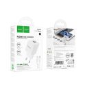 Купить СЕТЕВОЕ ЗАРЯДНОЕ УСТРОЙСТВО HOCO C147A 1USB-C/1USB PD/QC 20W+TYPE-C TO LIGHTNING_1