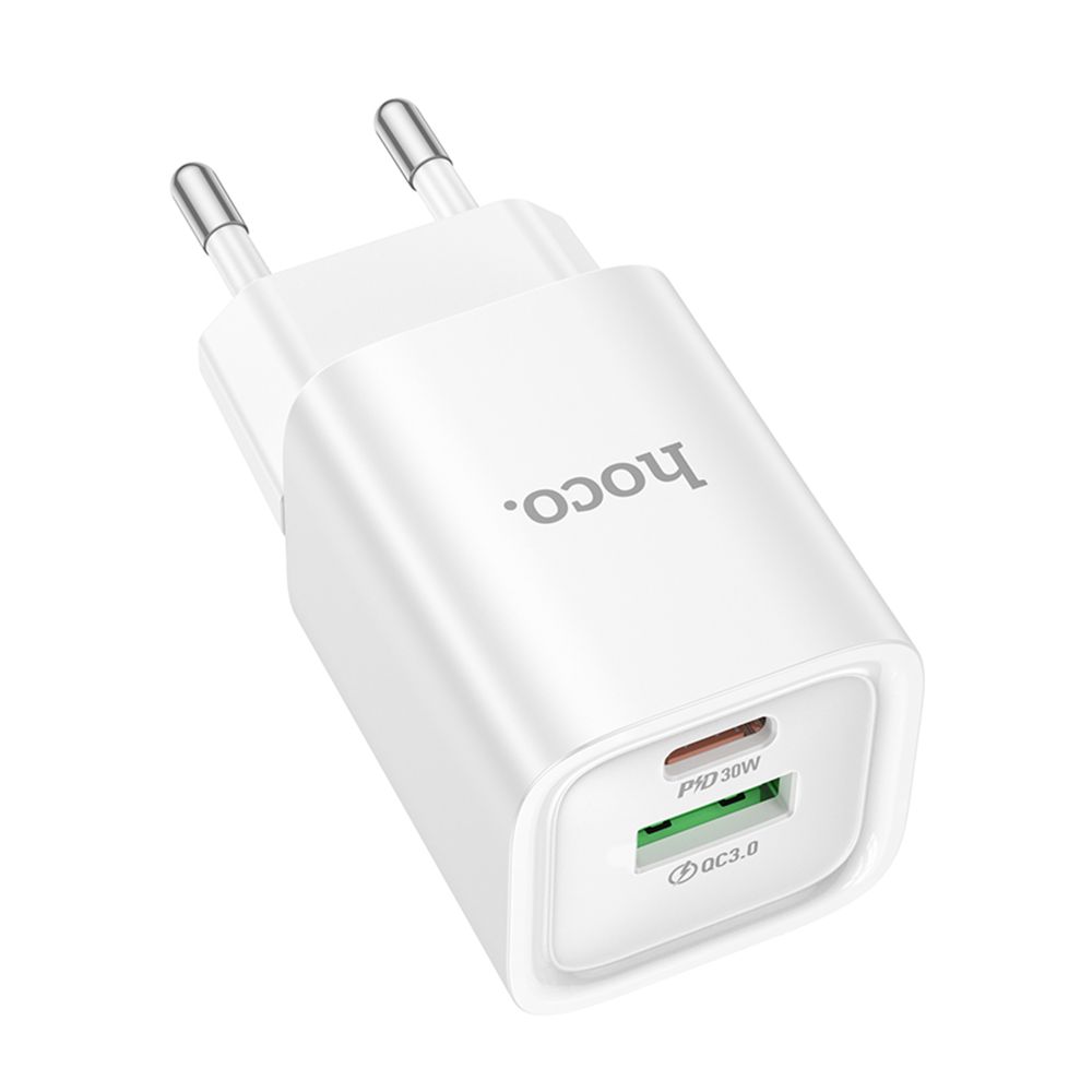 Мережевий Зарядний Пристрій Hoco C149A 1USB/1USB-C PD/QC 30W превью 2