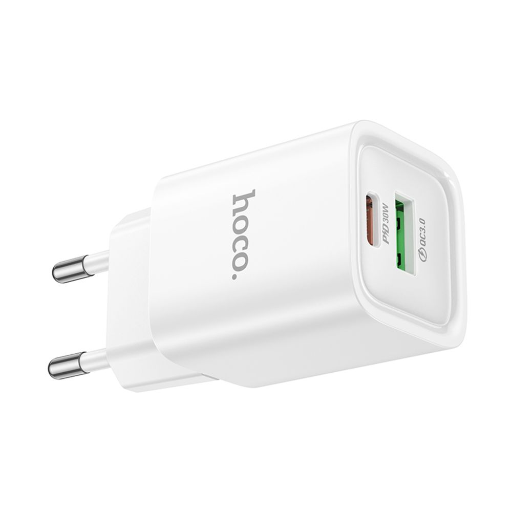 Мережевий Зарядний Пристрій Hoco C149A 1USB/1USB-C PD/QC 30W превью 5