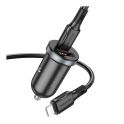 Купить АВТО ЗАРЯДНОЕ УСТРОЙСТВО BOROFONE BZ22 1USB/1USB-C QC/PD30W+TYPE-C TO LIGHTNING_4