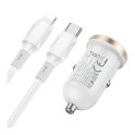 Купить АВТО ЗАРЯДНОЕ УСТРОЙСТВО BOROFONE BZ22 1USB/1USB-C QC/PD30W+TYPE-C TO LIGHTNING_5