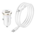 Купить АВТО ЗАРЯДНОЕ УСТРОЙСТВО BOROFONE BZ22 1USB/1USB-C QC/PD30W+TYPE-C TO LIGHTNING_6