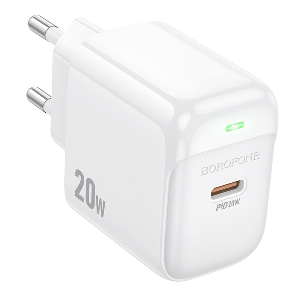 Купить СЕТЕВОЕ ЗАРЯДНОЕ УСТРОЙСТВО BOROFONE BAS43A 1USB-C PD/QC 20W_2