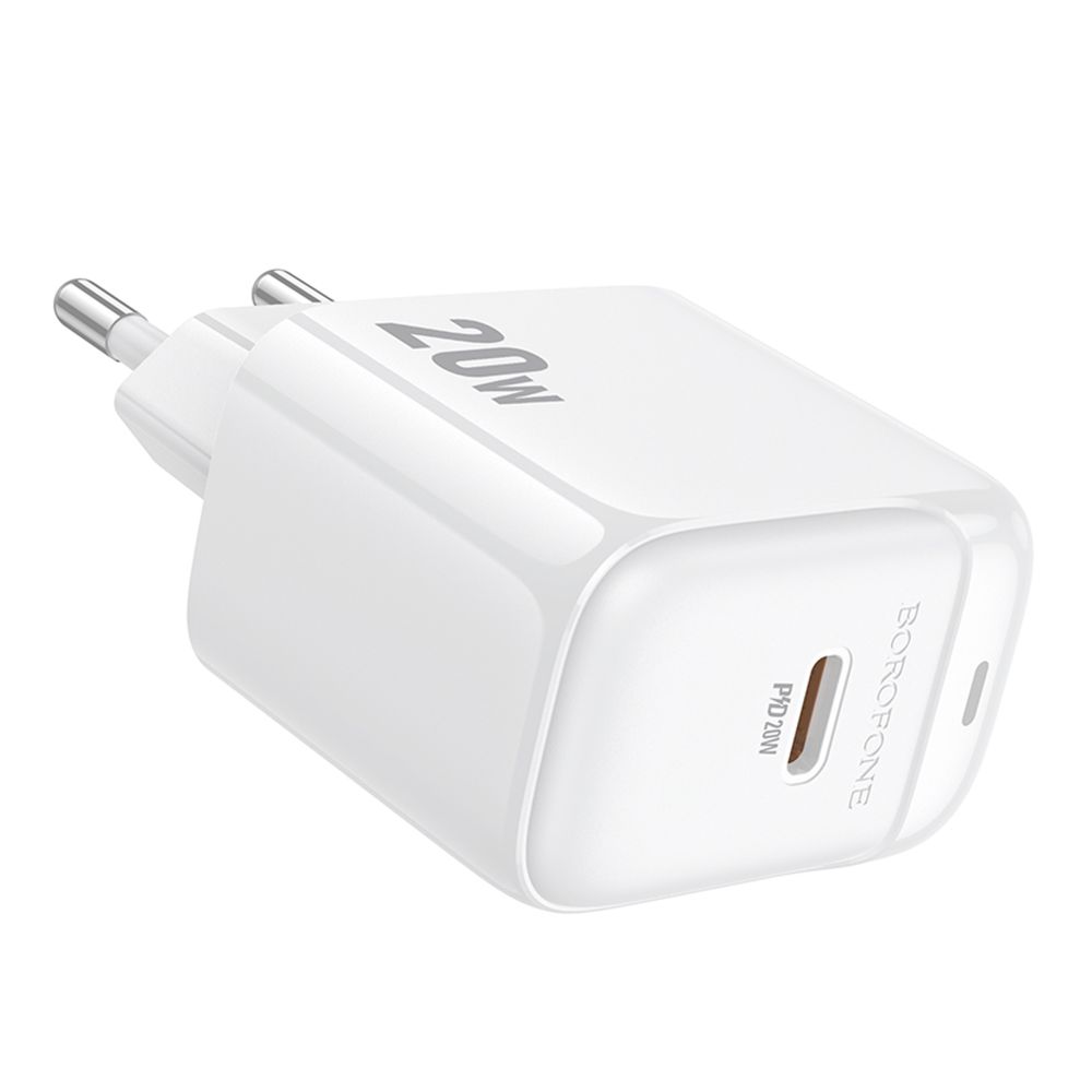 Мережевий Зарядний Пристрій Borofone BAS43A 1USB-C PD/QC 20W превью 4
